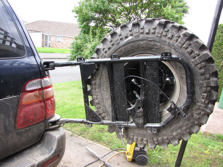 The Toyota Landcruiser Owners Club View topic 100 series wheel carrier